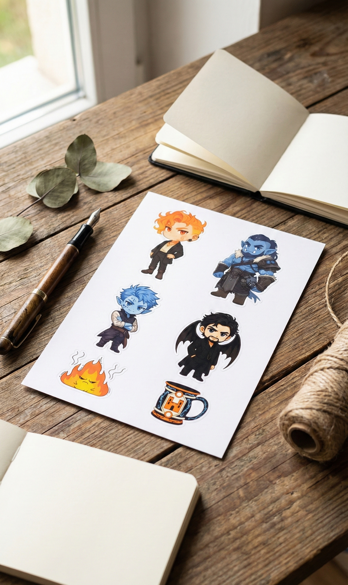 Planche de stickers A5 Liens